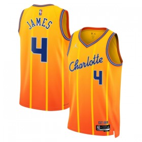 Camiseta Hombre Charlotte Hornets Sion James 2025-26 Jordan City Edition Oro Swingman